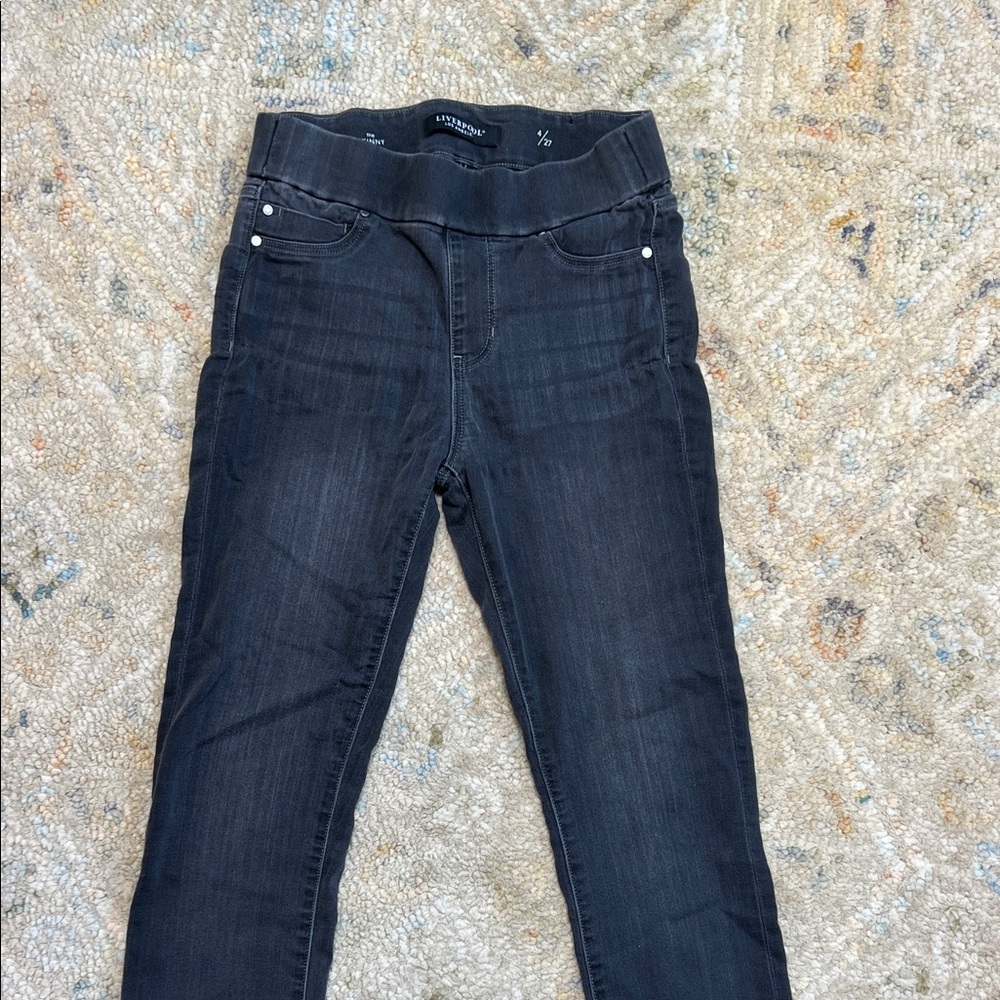 Liverpool LA Dark Gray Women's Jeggings